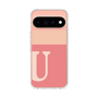スリムプロテクションケース［ オリジナル - initial two tone - U pink ］