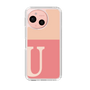 スリムプロテクションケース［ オリジナル - initial two tone - U pink ］