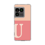 スリムプロテクションケース［ オリジナル - initial two tone - U pink ］