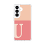 スリムプロテクションケース［ オリジナル - initial two tone - U pink ］