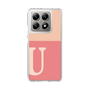 スリムプロテクションケース［ オリジナル - initial two tone - U pink ］