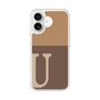 スリムプロテクションケース［ オリジナル - initial two tone - U brown ］