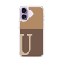 スリムプロテクションケース［ オリジナル - initial two tone - U brown ］