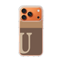 スリムプロテクションケース［ オリジナル - initial two tone - U brown ］