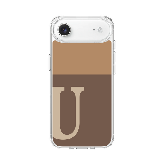 スリムプロテクションケース［ オリジナル - initial two tone - U brown ］