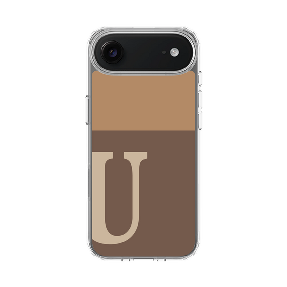スリムプロテクションケース［ オリジナル - initial two tone - U brown ］