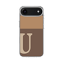 スリムプロテクションケース［ オリジナル - initial two tone - U brown ］