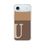 スリムプロテクションケース［ オリジナル - initial two tone - U brown ］