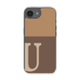 スリムプロテクションケース［ オリジナル - initial two tone - U brown ］