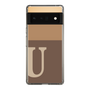 スリムプロテクションケース［ オリジナル - initial two tone - U brown ］