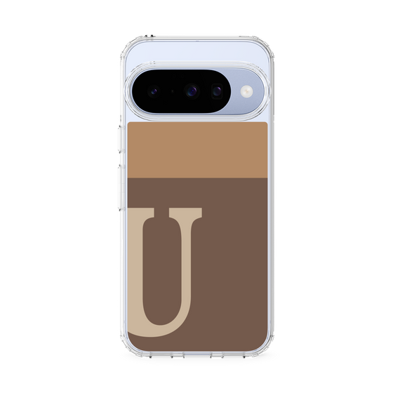 スリムプロテクションケース［ オリジナル - initial two tone - U brown ］