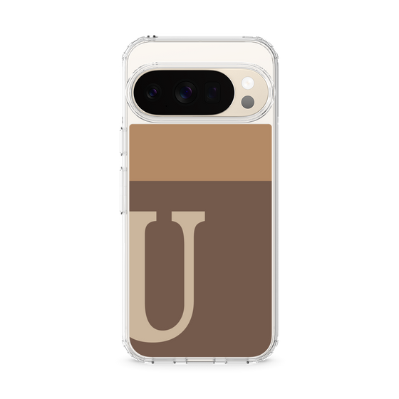 スリムプロテクションケース［ オリジナル - initial two tone - U brown ］