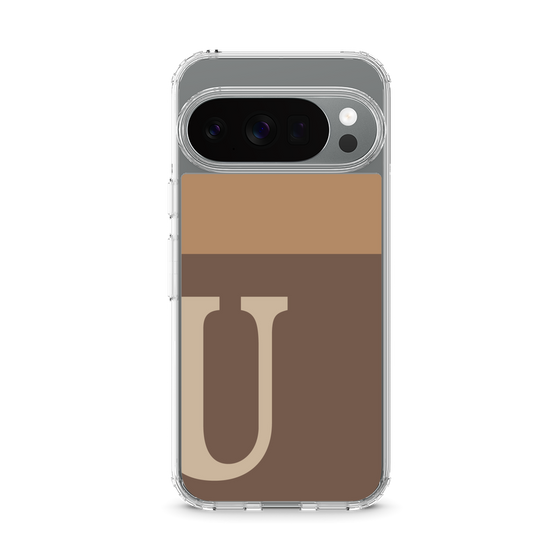 スリムプロテクションケース［ オリジナル - initial two tone - U brown ］