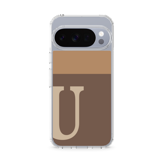 スリムプロテクションケース［ オリジナル - initial two tone - U brown ］