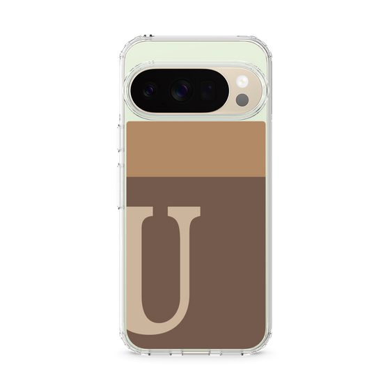 スリムプロテクションケース［ オリジナル - initial two tone - U brown ］