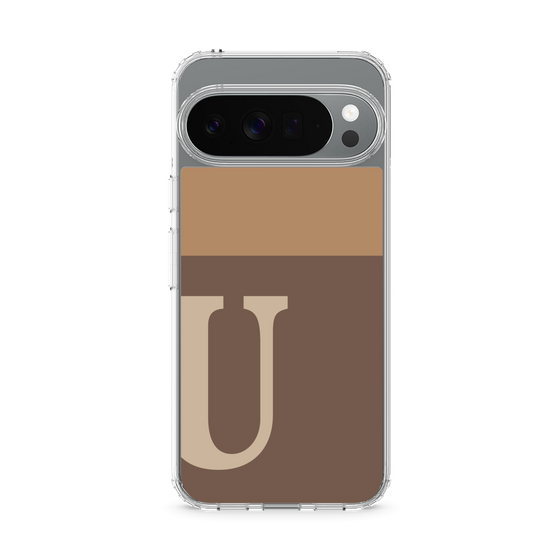 スリムプロテクションケース［ オリジナル - initial two tone - U brown ］