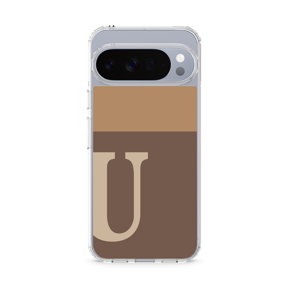スリムプロテクションケース［ オリジナル - initial two tone - U brown ］