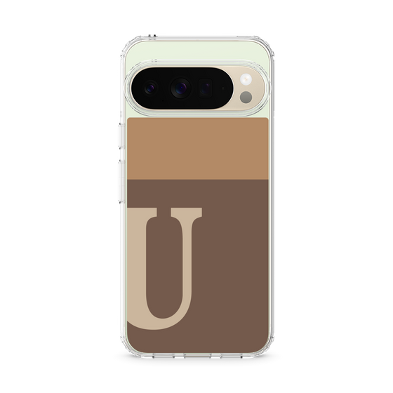 スリムプロテクションケース［ オリジナル - initial two tone - U brown ］