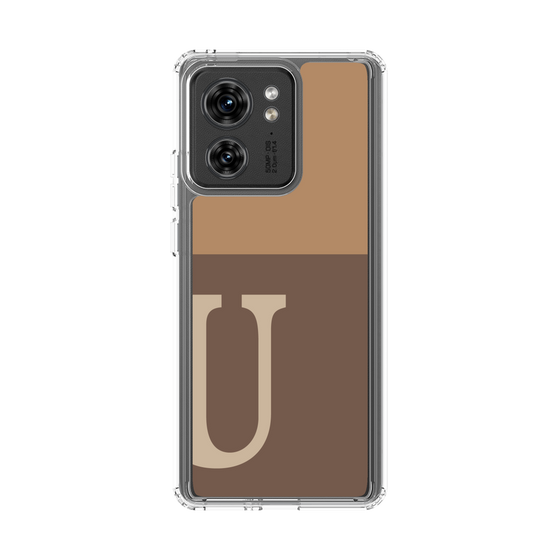 スリムプロテクションケース［ オリジナル - initial two tone - U brown ］