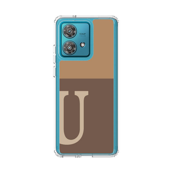 スリムプロテクションケース［ オリジナル - initial two tone - U brown ］