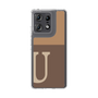 スリムプロテクションケース［ オリジナル - initial two tone - U brown ］