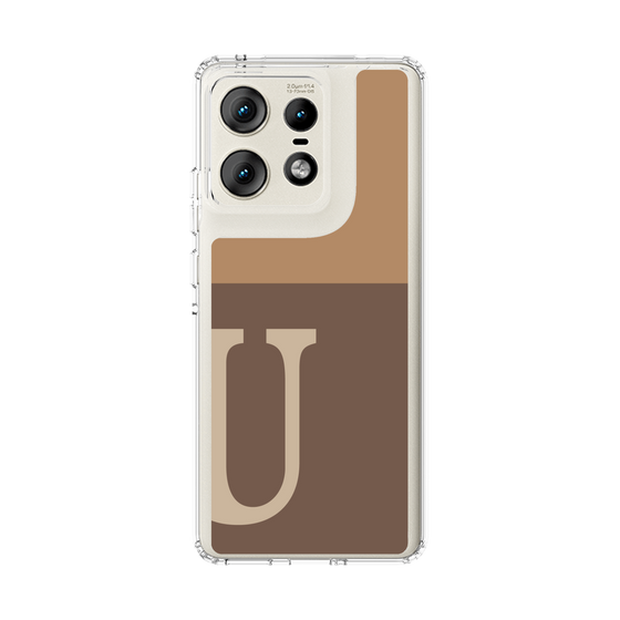 スリムプロテクションケース［ オリジナル - initial two tone - U brown ］