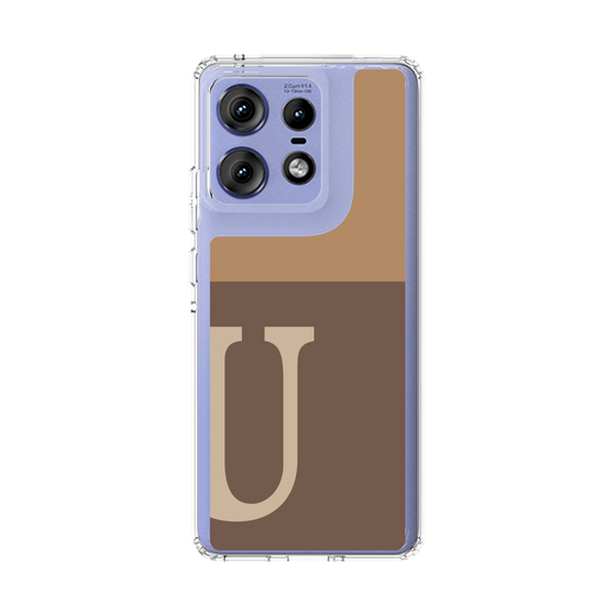 スリムプロテクションケース［ オリジナル - initial two tone - U brown ］