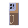 スリムプロテクションケース［ オリジナル - initial two tone - U brown ］