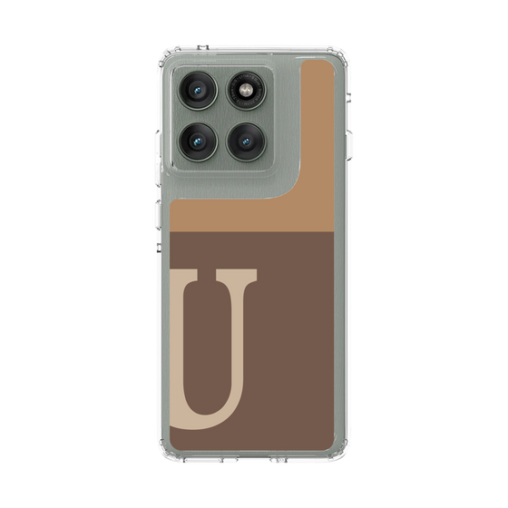 スリムプロテクションケース［ オリジナル - initial two tone - U brown ］