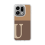 スリムプロテクションケース［ オリジナル - initial two tone - U brown ］