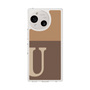 スリムプロテクションケース［ オリジナル - initial two tone - U brown ］