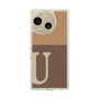 スリムプロテクションケース［ オリジナル - initial two tone - U brown ］
