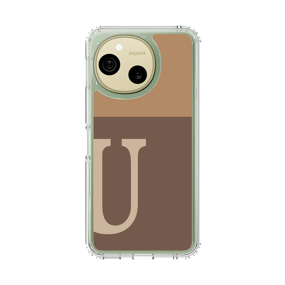 スリムプロテクションケース［ オリジナル - initial two tone - U brown ］