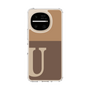 スリムプロテクションケース［ オリジナル - initial two tone - U brown ］