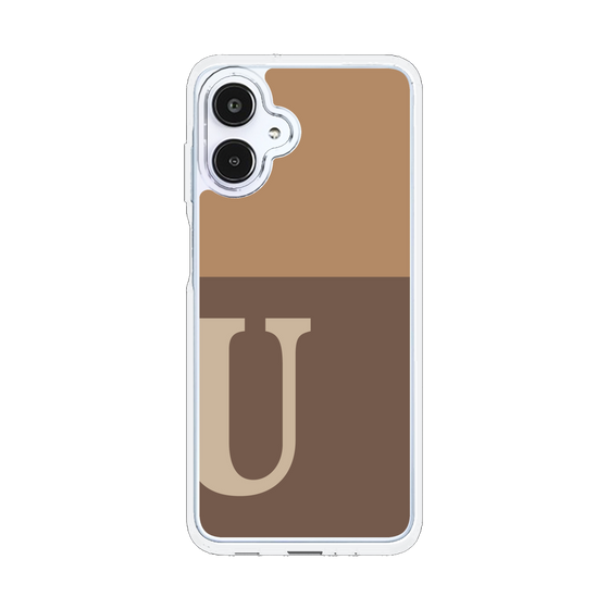 スリムプロテクションケース［ オリジナル - initial two tone - U brown ］
