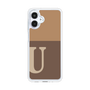 スリムプロテクションケース［ オリジナル - initial two tone - U brown ］