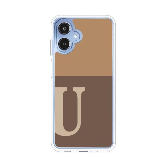 スリムプロテクションケース［ オリジナル - initial two tone - U brown ］