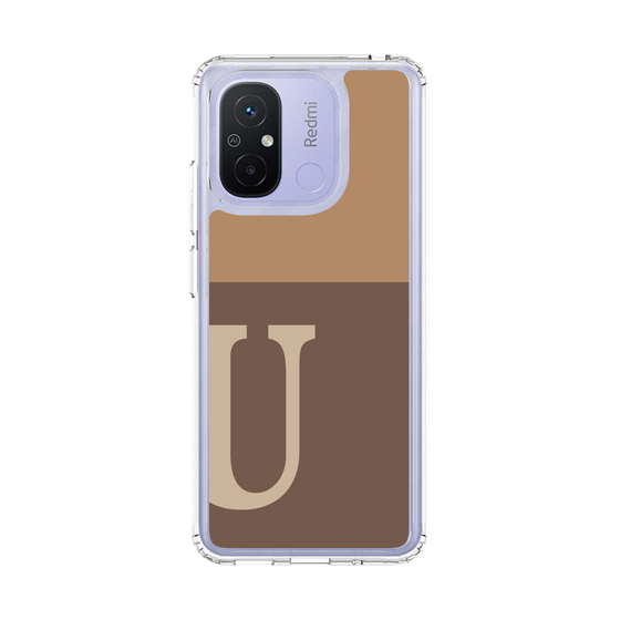 スリムプロテクションケース［ オリジナル - initial two tone - U brown ］