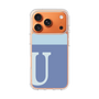 スリムプロテクションケース［ オリジナル - initial two tone - U blue ］
