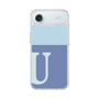 スリムプロテクションケース［ オリジナル - initial two tone - U blue ］
