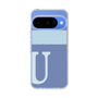 スリムプロテクションケース［ オリジナル - initial two tone - U blue ］
