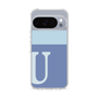 スリムプロテクションケース［ オリジナル - initial two tone - U blue ］