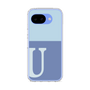 スリムプロテクションケース［ オリジナル - initial two tone - U blue ］