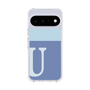 スリムプロテクションケース［ オリジナル - initial two tone - U blue ］