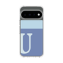 スリムプロテクションケース［ オリジナル - initial two tone - U blue ］
