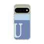 スリムプロテクションケース［ オリジナル - initial two tone - U blue ］