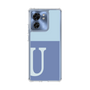スリムプロテクションケース［ オリジナル - initial two tone - U blue ］