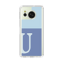 スリムプロテクションケース［ オリジナル - initial two tone - U blue ］
