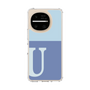 スリムプロテクションケース［ オリジナル - initial two tone - U blue ］