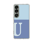 スリムプロテクションケース［ オリジナル - initial two tone - U blue ］